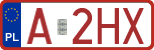 License plates of Poland, Provisional and testing