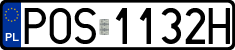 License plates of Poland, Regular car plates