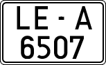 License plates of Spain, 1971 year series
