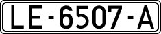 License plates of Spain, 1971 year series