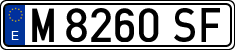 License plates of Spain, 1971 year series