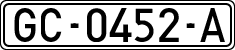 License plates of Spain, 1971 year series
