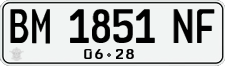 License plate of Indonesia, Regular plates