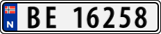 License plate of Norway, Cars