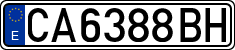 License plates of Spain, 1971 year series