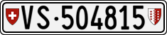 License plate of Switzerland, Cars