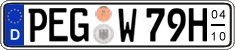 German license plate, Seasonal plates (Oldtimers)