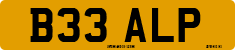 License plate of the United Kingdom, 1983 year system