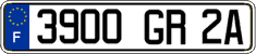 French license plate, FNI