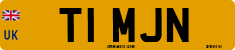 License plate of the United Kingdom, 1983 year system