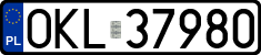 License plates of Poland, Regular car plates