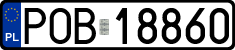 License plates of Poland, Regular car plates