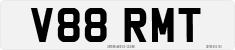 License plate of the United Kingdom, 1983 year system