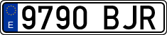 License plates of Spain, Ordinary (2000)