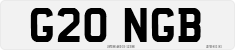 License plate of the United Kingdom, 1983 year system