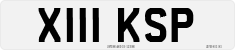 License plate of the United Kingdom, 1983 year system