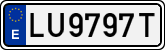License plates of Spain, 1971 year series