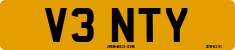 License plate of the United Kingdom, 1983 year system