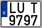 License plates of Spain, 1971 year series