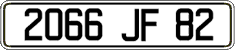 French license plate, FNI