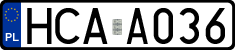 License plates of Poland, Authorities