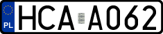 License plates of Poland, Authorities