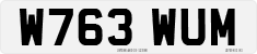 License plate of the United Kingdom, 1983 year system