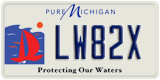 Michigan, Specialty plates (AB12C)