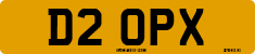 License plate of the United Kingdom, 1983 year system