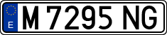 License plates of Spain, 1971 year series