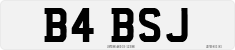License plate of the United Kingdom, 1983 year system