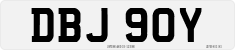 License plate of the United Kingdom, 1963 year system