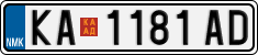 License plate of North Macedonia, Regular plates (2012)