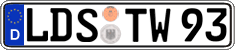 German license plate, Regular plates
