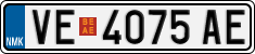 License plate of North Macedonia, Regular plates (2012)