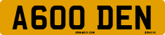 License plate of the United Kingdom, 1983 year system
