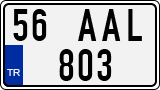 License plate of Turkey, Regular plates