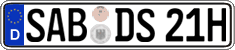 German license plate, Plates for oldtimers (type 