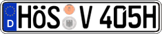 German license plate, Plates for oldtimers (type 
