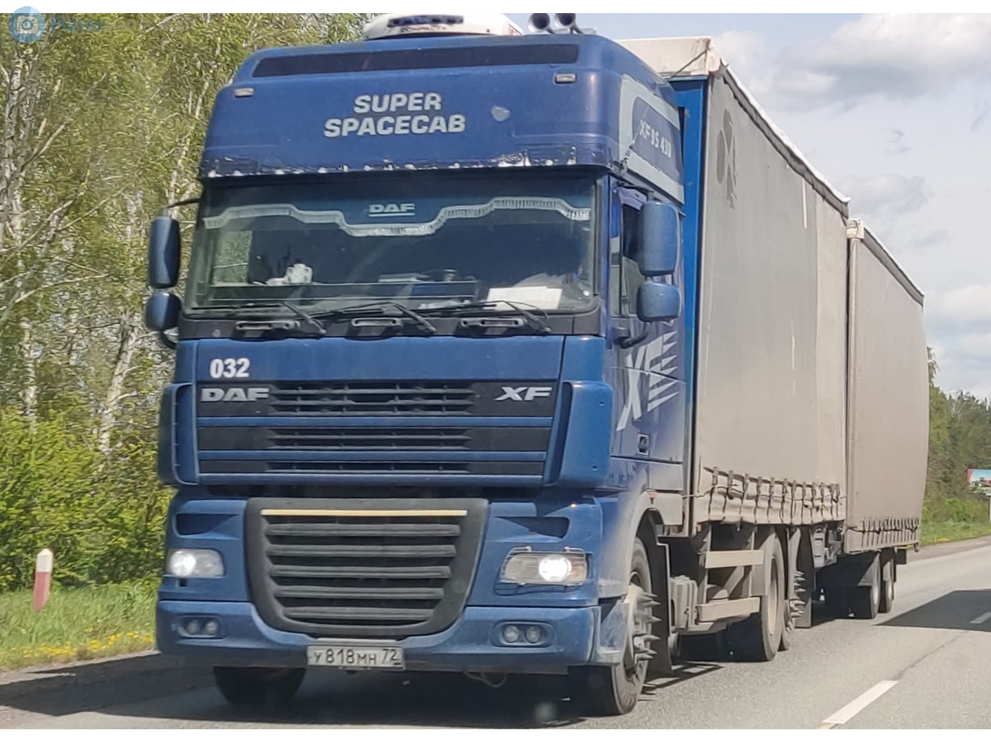 у 818 мн 72, DAF XF 3rd gen (XF105), 2006–2020