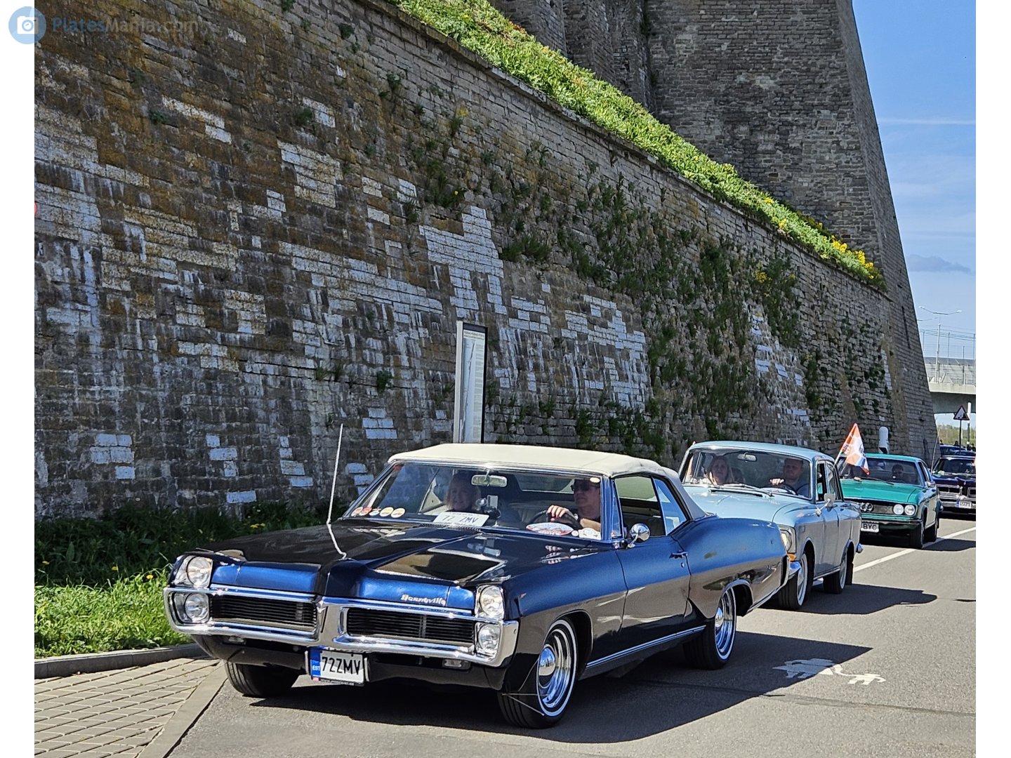 72 ZMV, Pontiac Bonneville 4th gen 1967 2-door Convertible (26267; B-body), 2nd facelift, 1966–1967