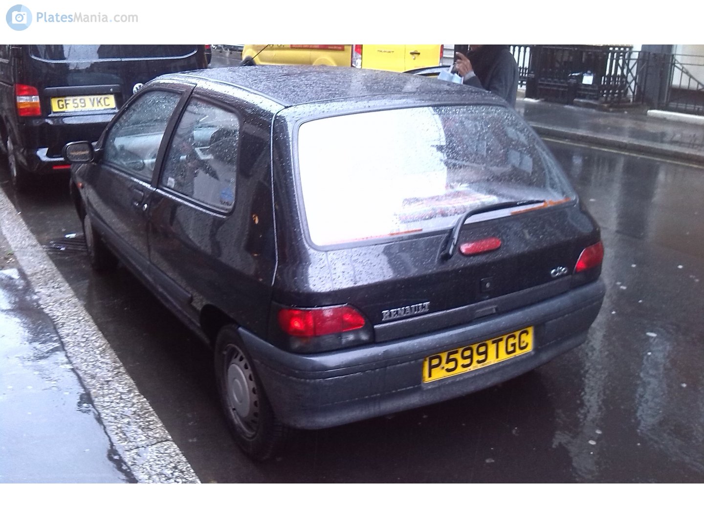P599TGC, Renault Clio 1st gen 3-door Hatch (C57), facelift, 1996–1998