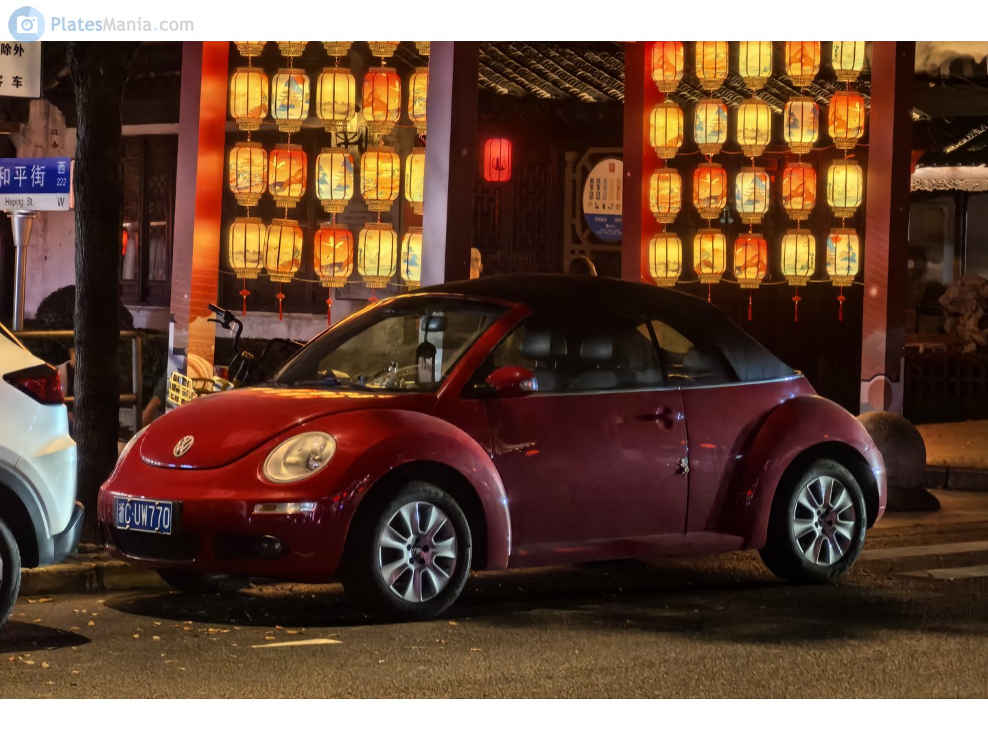 浙C·UW770, Volkswagen Beetle 2nd gen (New Beetle) Cabrio (1Y), facelift, 2006–2010
