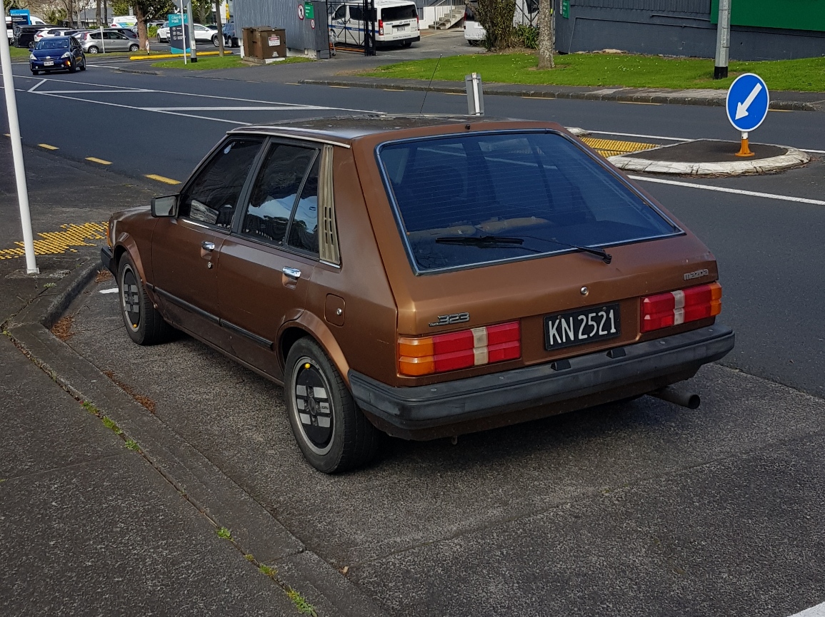 KN2521, Mazda 323 2nd gen 5-door Hatch (BD), 1980–1985