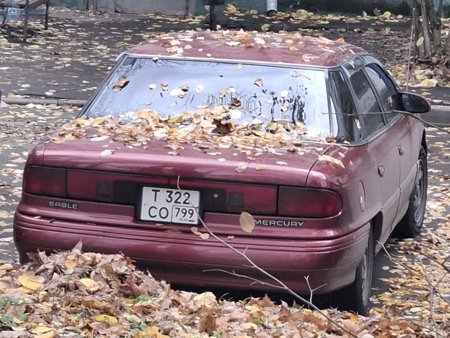 т 322 со 799, Mercury Sable 2nd gen Sedan (53; DN5), 1991–1995
