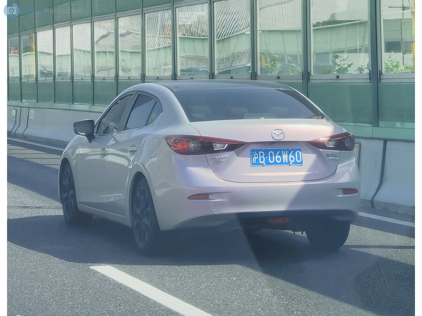 沪B·06W60, Mazda Axela 3rd gen Sedan (BM), 2013–2018