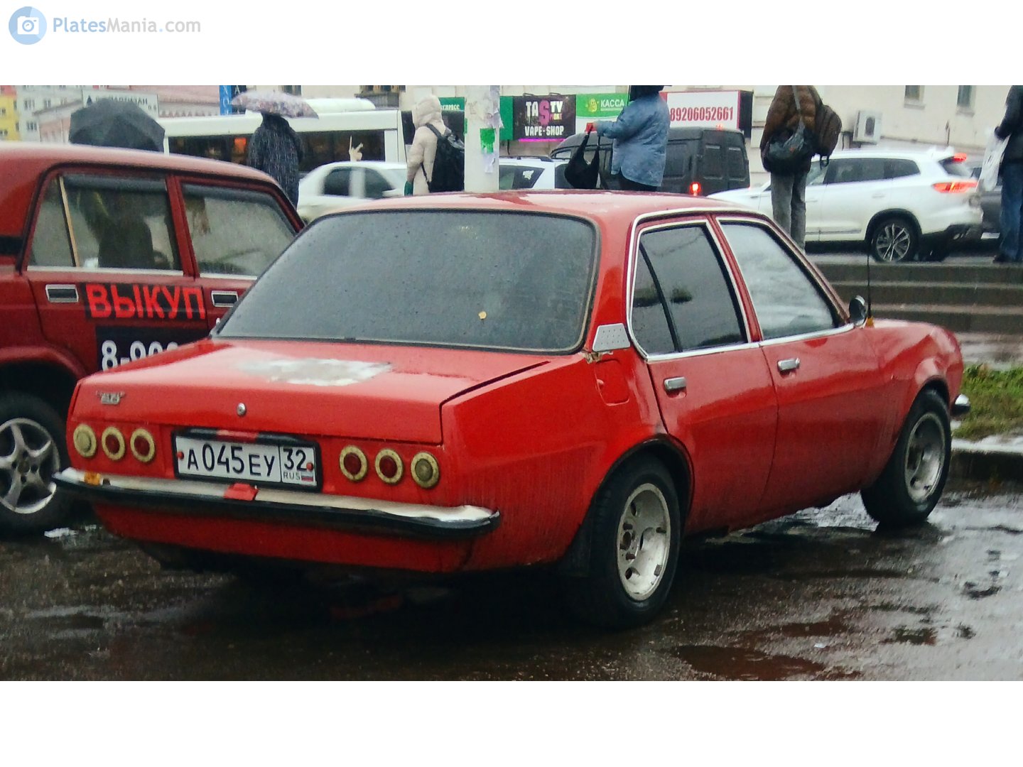 а 045 еу 32, Opel Ascona 2nd gen 4-door Sedan (B), 1975–1981