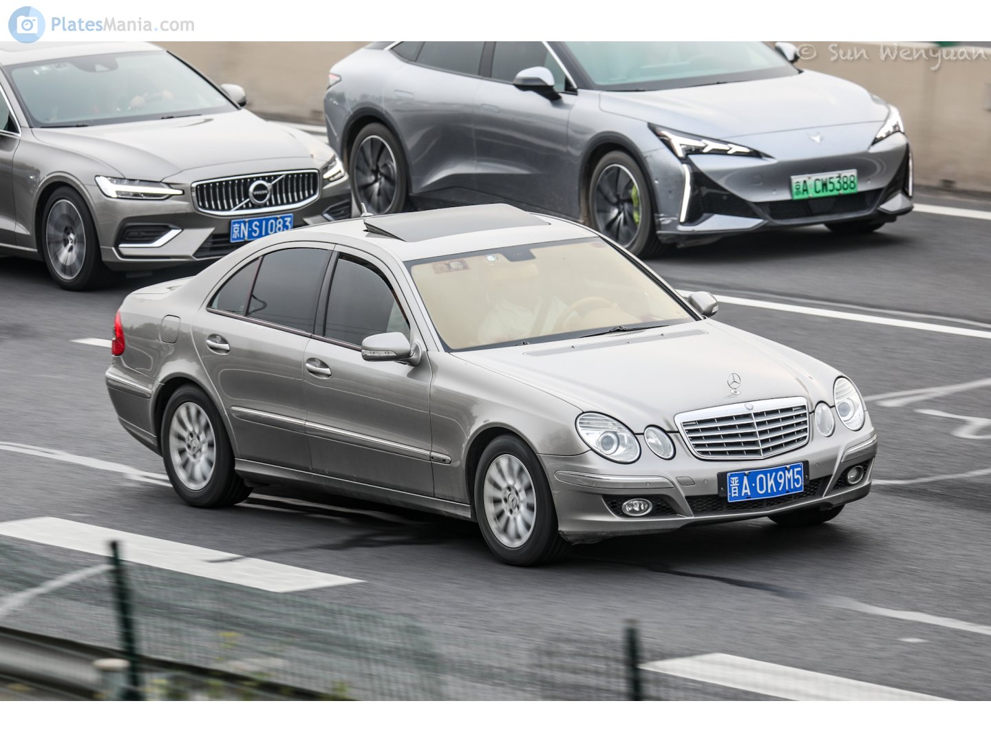 晋A·0K9M5, Mercedes-Benz E-Klasse 3rd gen Sedan (W211), 2002­–2009