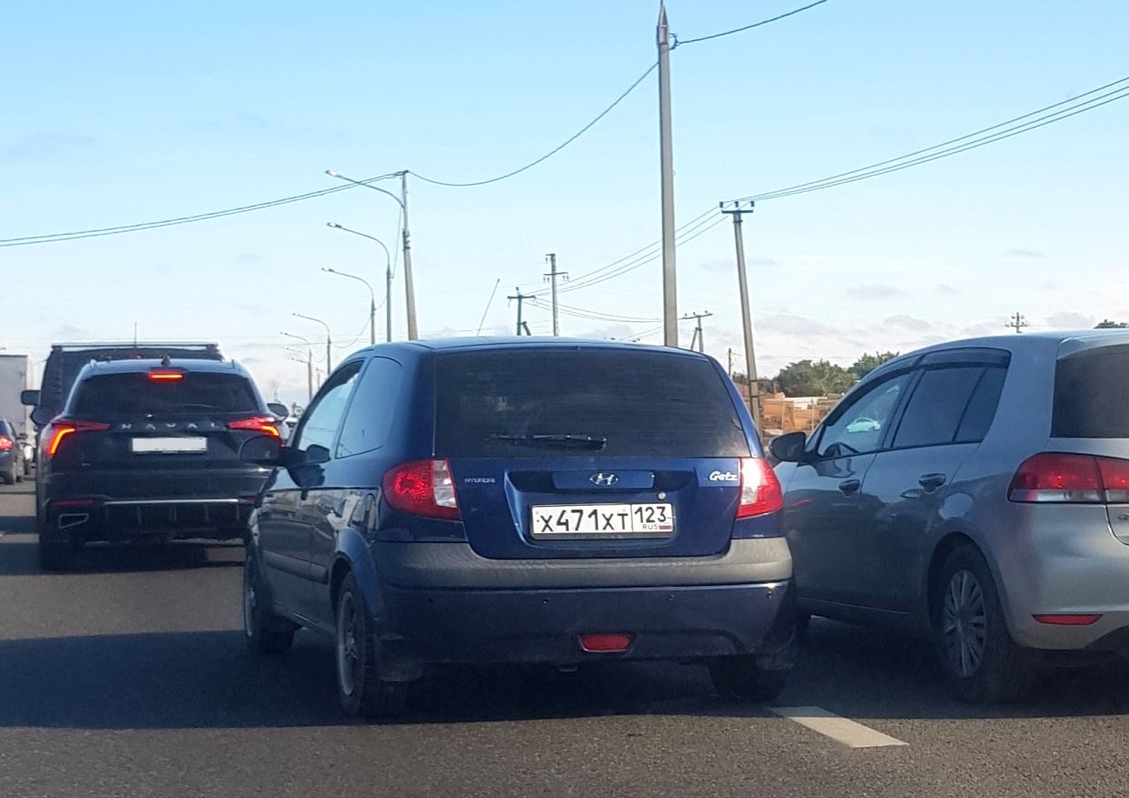 х 471 хт 123, Hyundai Getz 1st gen 3-door Hatch (TB), facelift, 2005–2011