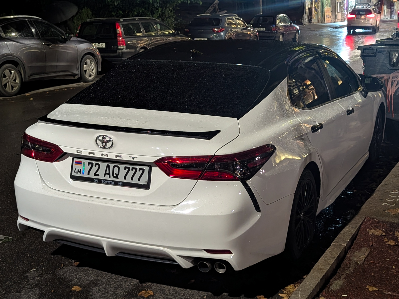 72 AQ 777, Toyota Camry 8th gen (XV70), 2017–